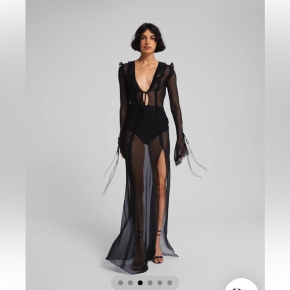 Rat & Boa Farretti dress in black - Picture 7 of 12